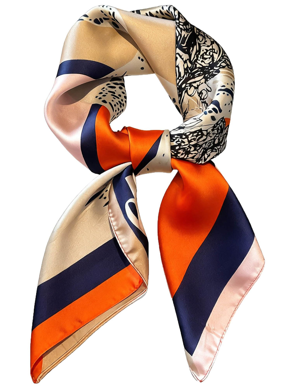 Silky Scarf for Women Lightweight Satin Bandanas Neck Hair Wrap For Sleeping Head Scarves 27.5"
