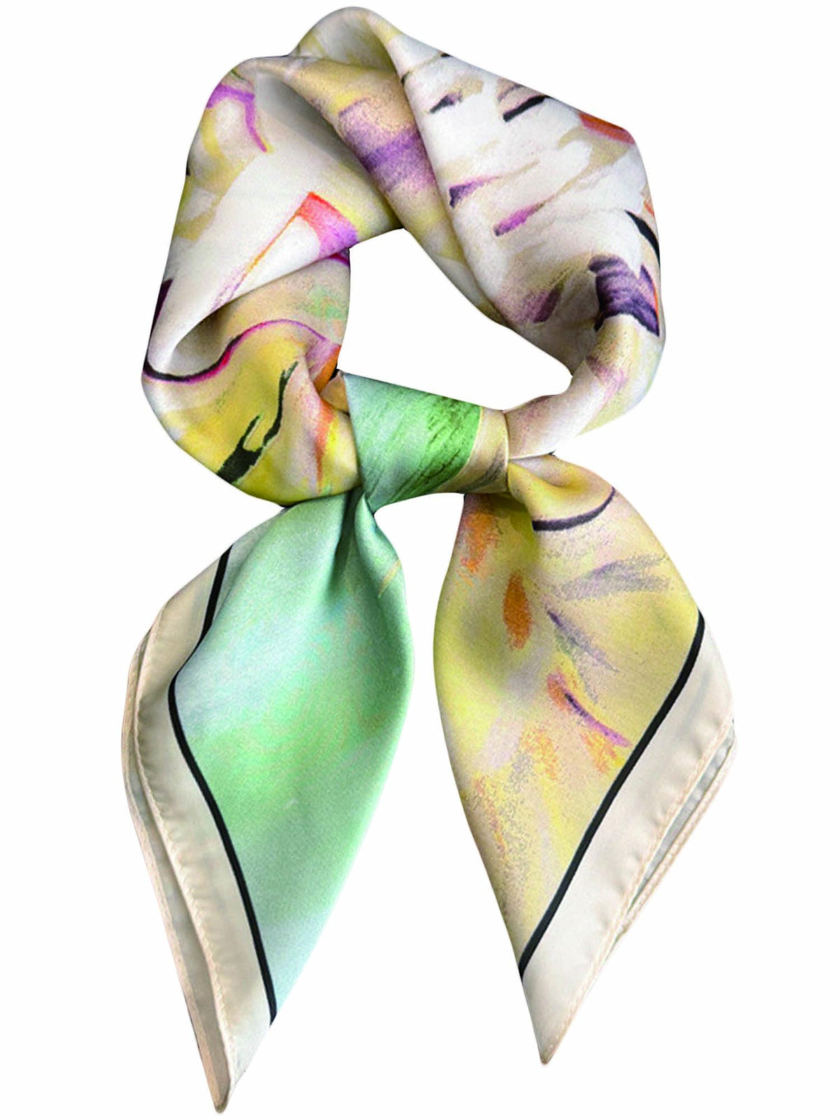 Silky Scarf for Women Lightweight Satin Bandanas Neck Hair Wrap For Sleeping Head Scarves 27.5"