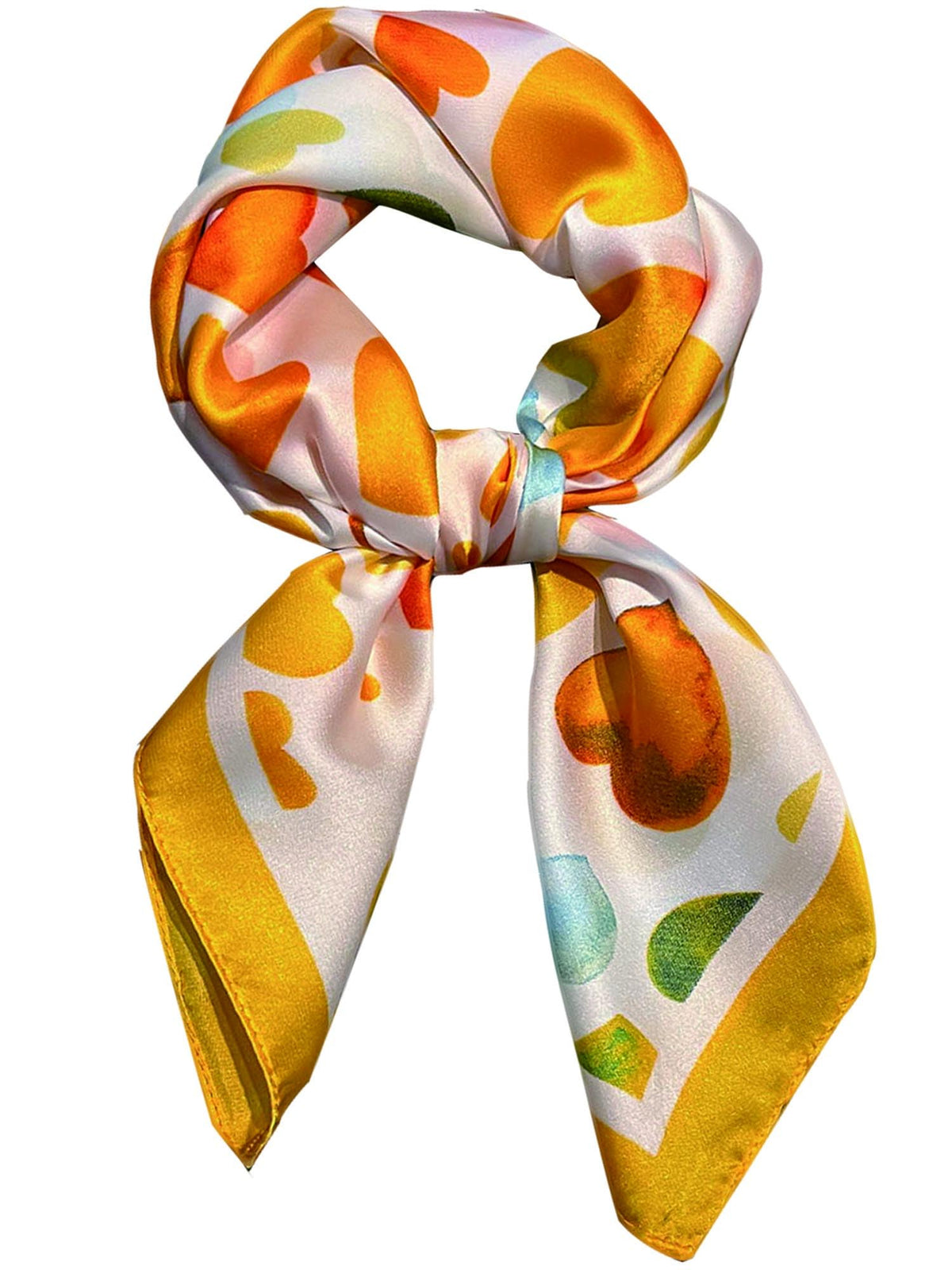 Silky Scarf for Women Lightweight Satin Bandanas Neck Hair Wrap For Sleeping Head Scarves 27.5"