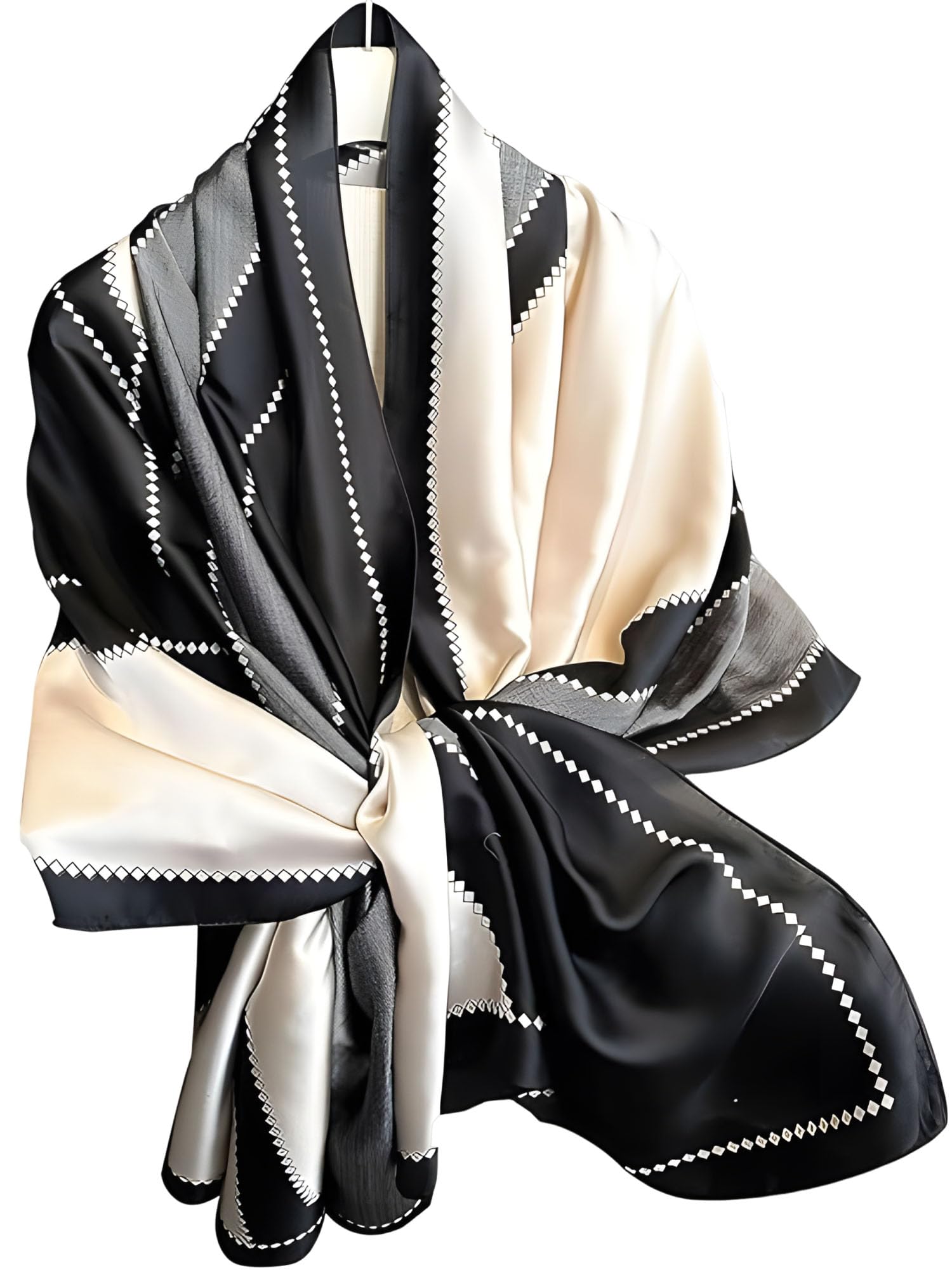 Large Shawl Scarf For Women Lightweight Wraps Silky Headscarf Long Sunscreen Scarfs