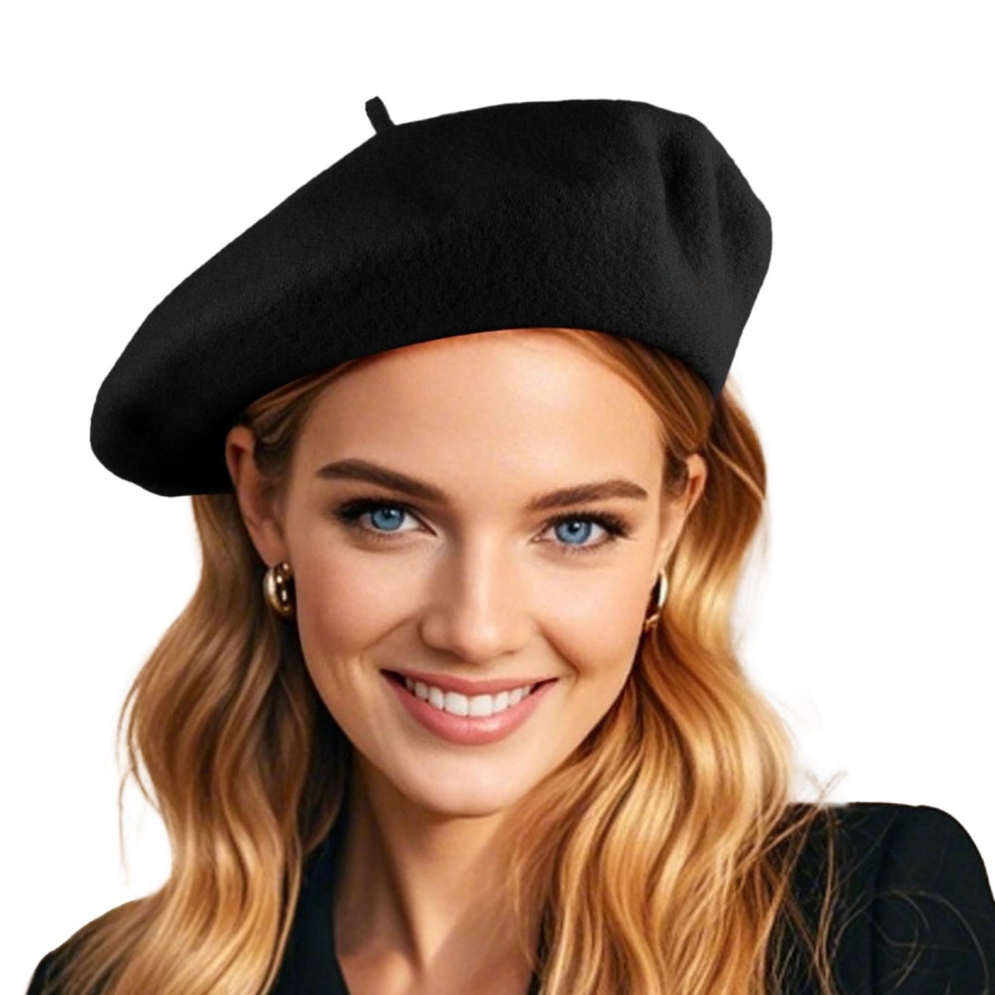 French Wool Beret Hats for Women Man Solid Color Classic Beanie Winter Cap Painter Berets.