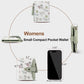 yiijay Small Wallet for Women RFID Blocking Tassle Bifold Slim Thin Leather Wallet Credit Card Holder Wallet Ladies Mini Wallet with Widened Zipper Pocket