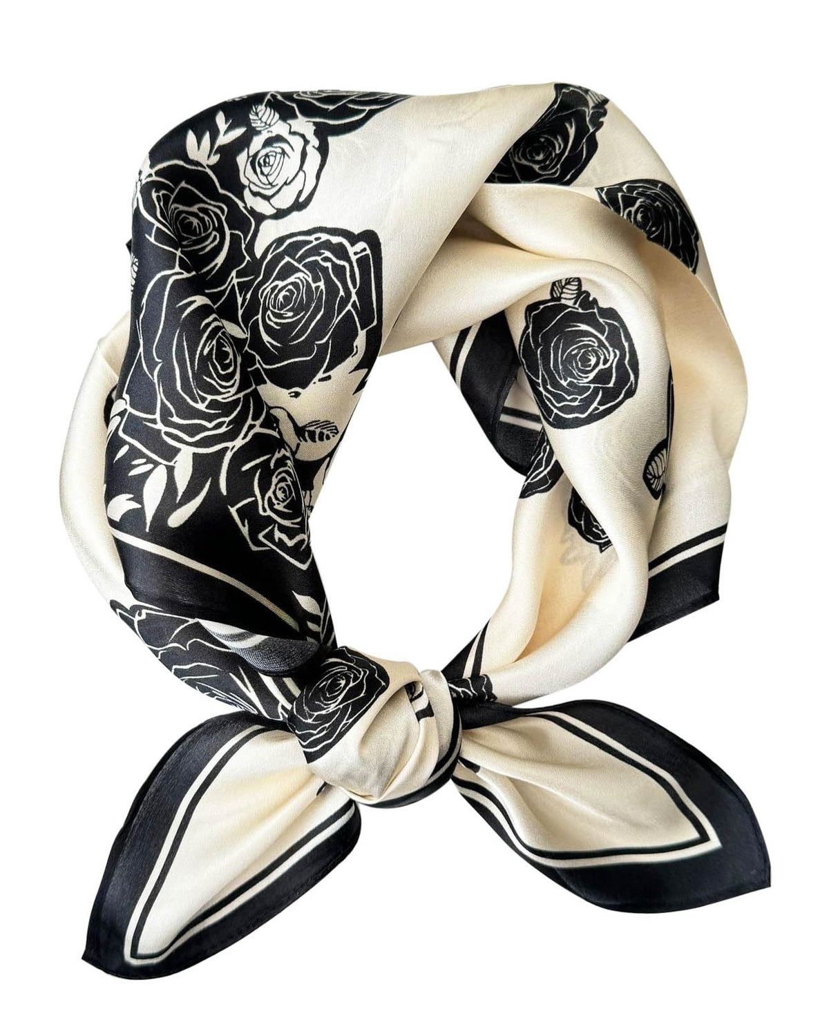 Hioyiwse Satin Bandanas Head Scarf For Women Hair Scarves Accessories Lightweight Fashion Wrap Neck Silk Sleeping Headscarf