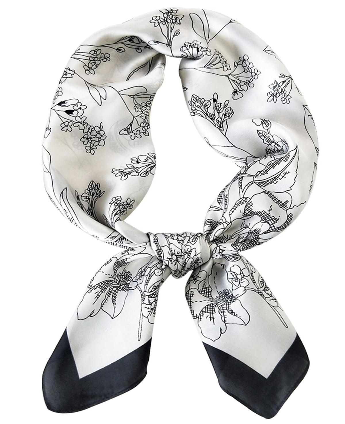 Hioyiwse Satin Bandanas Head Scarf For Women Hair Scarves Accessories Lightweight Fashion Wrap Neck Silk Sleeping Headscarf