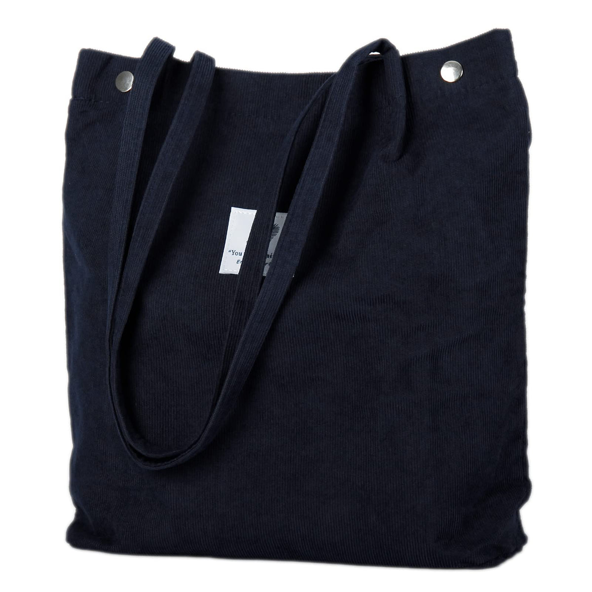 Corduroy Tote Bag Cute Tote Bags for Women Shoulder Bag with Inner Pocket for Work Beach Travel and Shopping Grocery