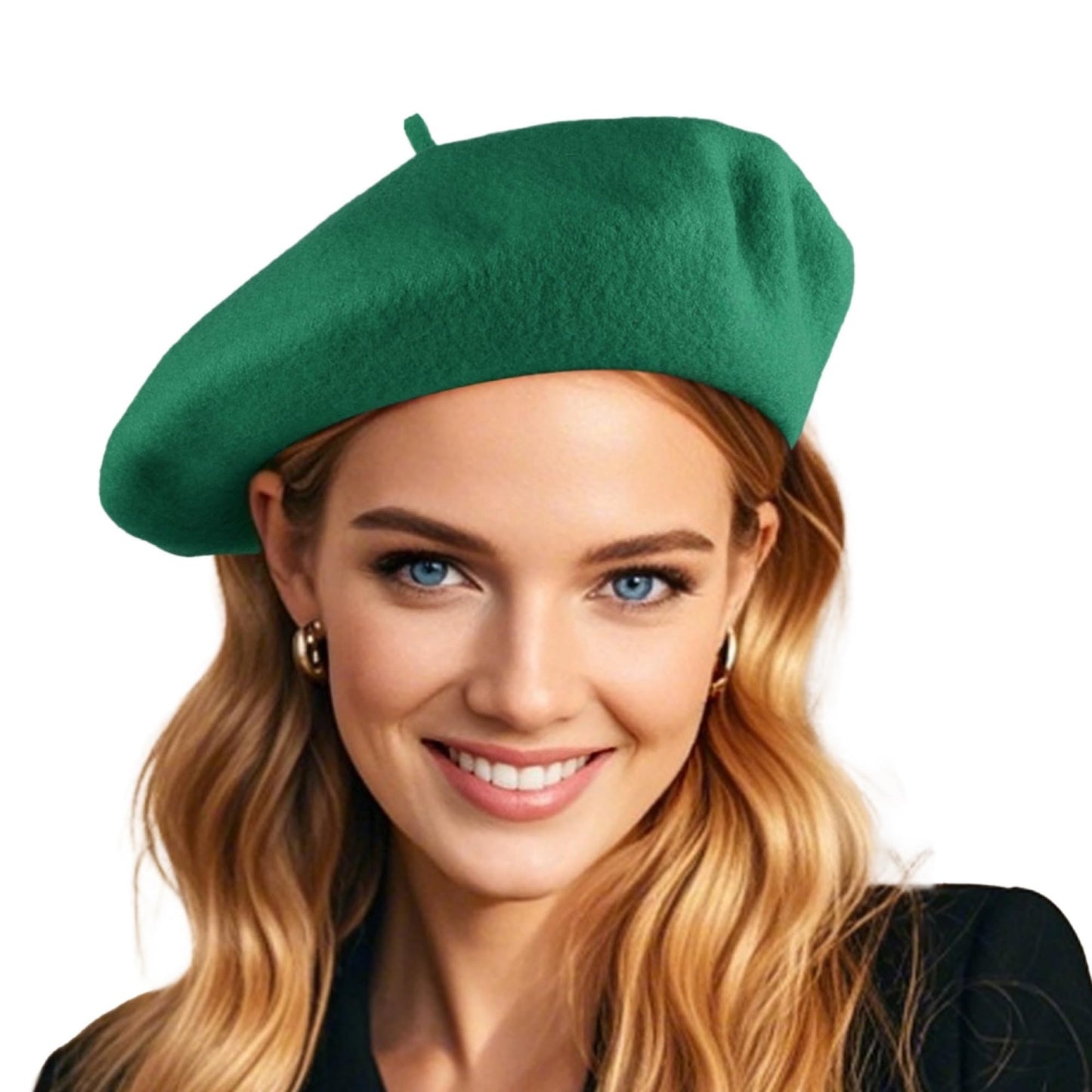French Wool Beret Hats for Women Man Solid Color Classic Beanie Winter Cap Painter Berets.