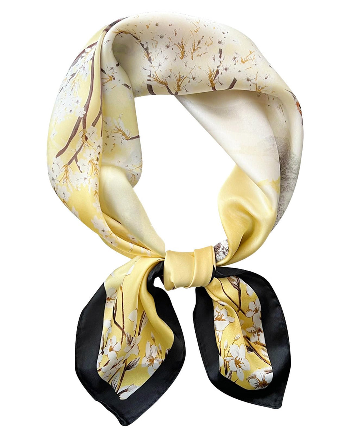 Hioyiwse Satin Bandanas Head Scarf For Women Hair Scarves Accessories Lightweight Fashion Wrap Neck Silk Sleeping Headscarf