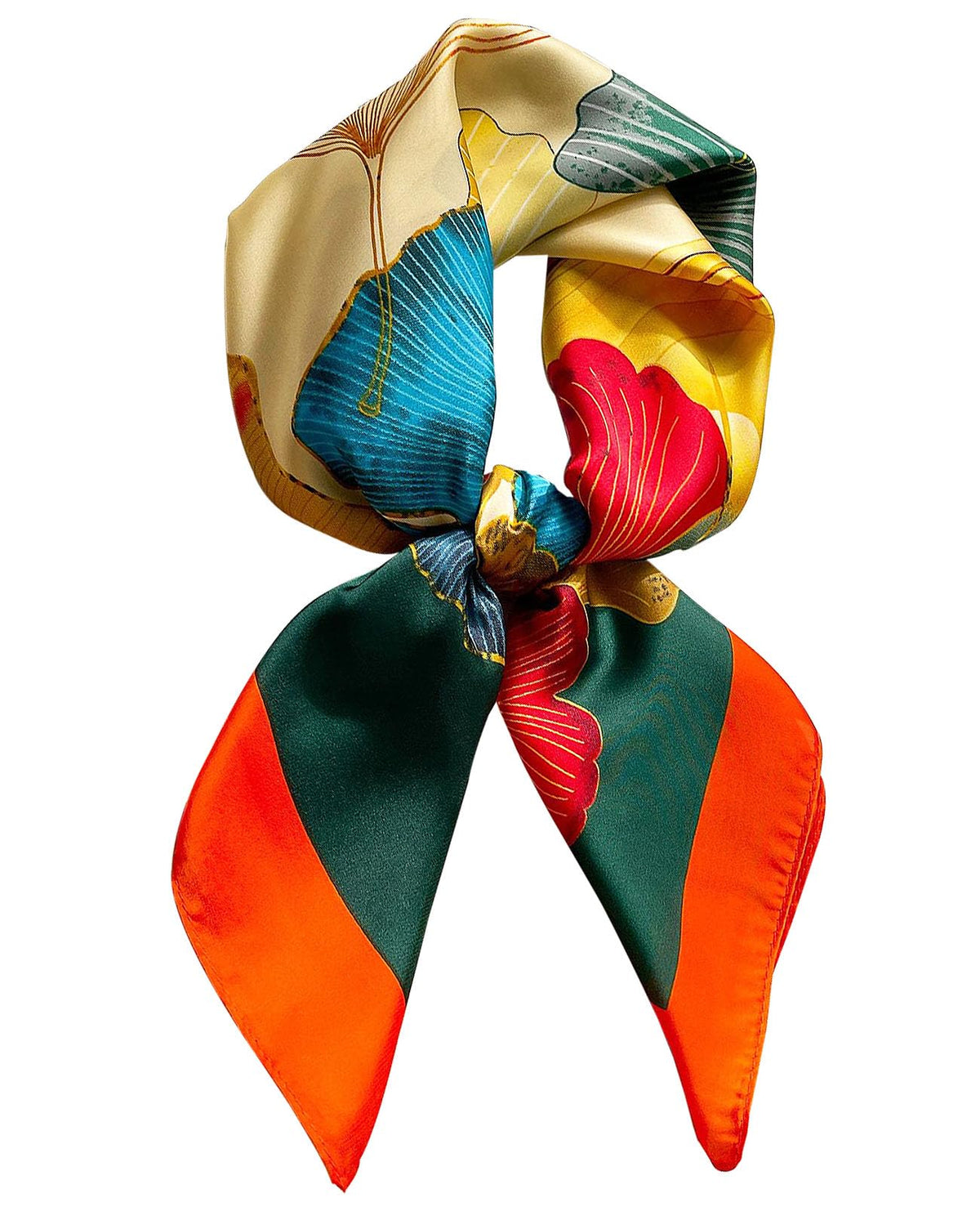 Hioyiwse Satin Bandanas Head Scarf For Women Hair Scarves Accessories Lightweight Fashion Wrap Neck Silk Sleeping Headscarf