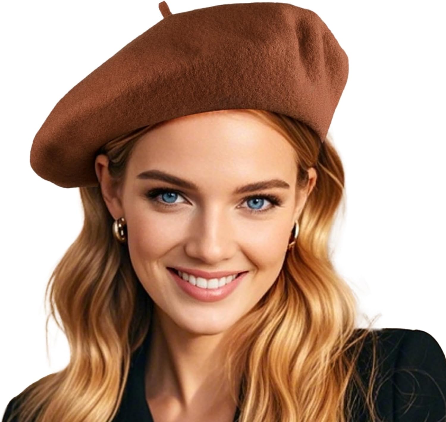 French Wool Beret Hats for Women Man Solid Color Classic Beanie Winter Cap Painter Berets.