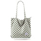KALIDI Women Corduroy Tote Bag Zipper Casual Tote's Handbag Big Capacity Shoulder Bag with Pockets