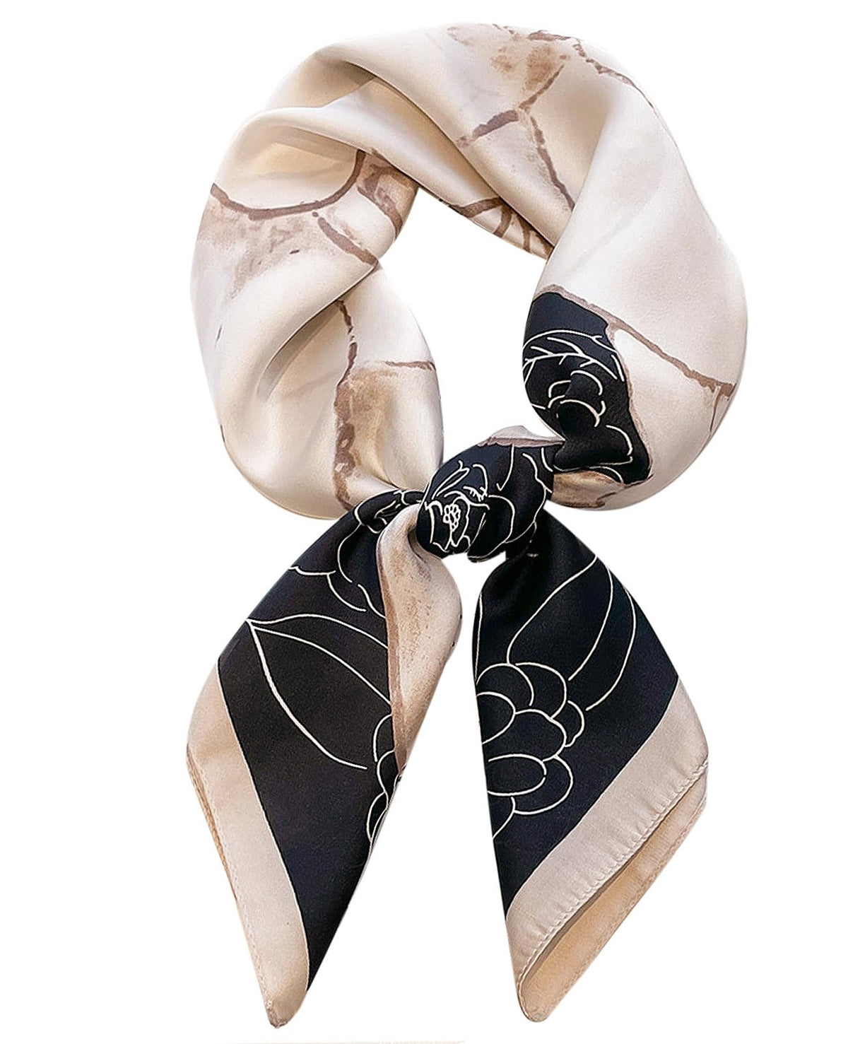 Hioyiwse Satin Bandanas Head Scarf For Women Hair Scarves Accessories Lightweight Fashion Wrap Neck Silk Sleeping Headscarf