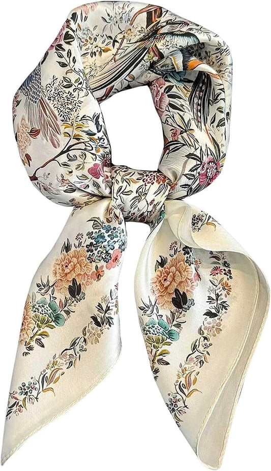Silky Scarf for Women Lightweight Satin Bandanas Neck Hair Wrap For Sleeping Head Scarves 27.5"