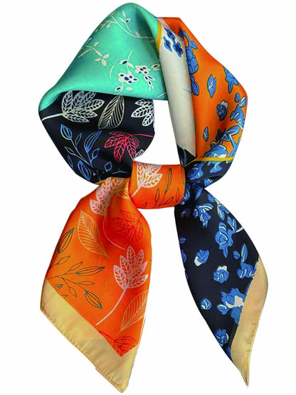 Silky Scarf for Women Lightweight Satin Bandanas Neck Hair Wrap For Sleeping Head Scarves 27.5"