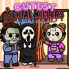Cutest Serial Killers: A Parody Coloring Book for Adults Featuring Horror Icons in Adorable, Cute and Cozy Scenes that are Almost Innocent: 40 ... for fans of dark humor and twisted cuteness