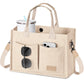 GASSDA Canvas Tote Bag for Women Crossbody Work Purse with Pockets Top Handle Handbag Satchel Bags for Travel Nurse Teacher