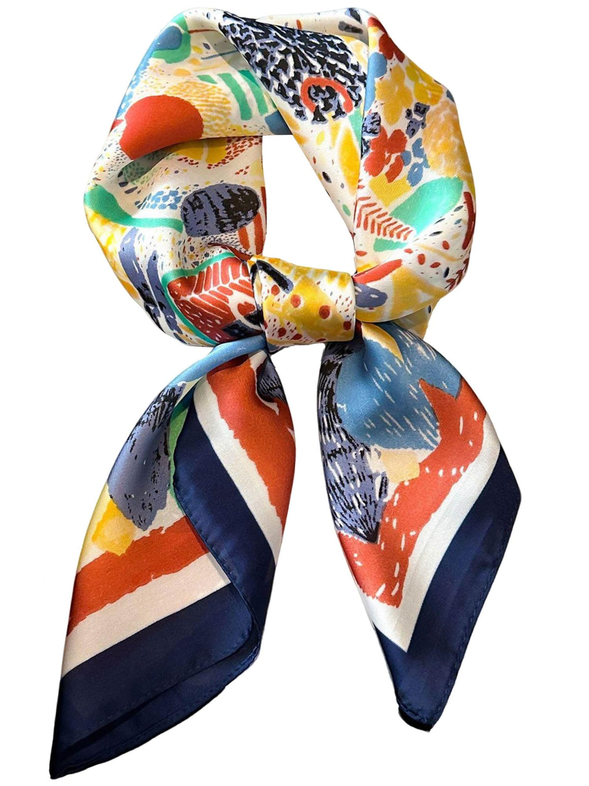 Silky Scarf for Women Lightweight Satin Bandanas Neck Hair Wrap For Sleeping Head Scarves 27.5"