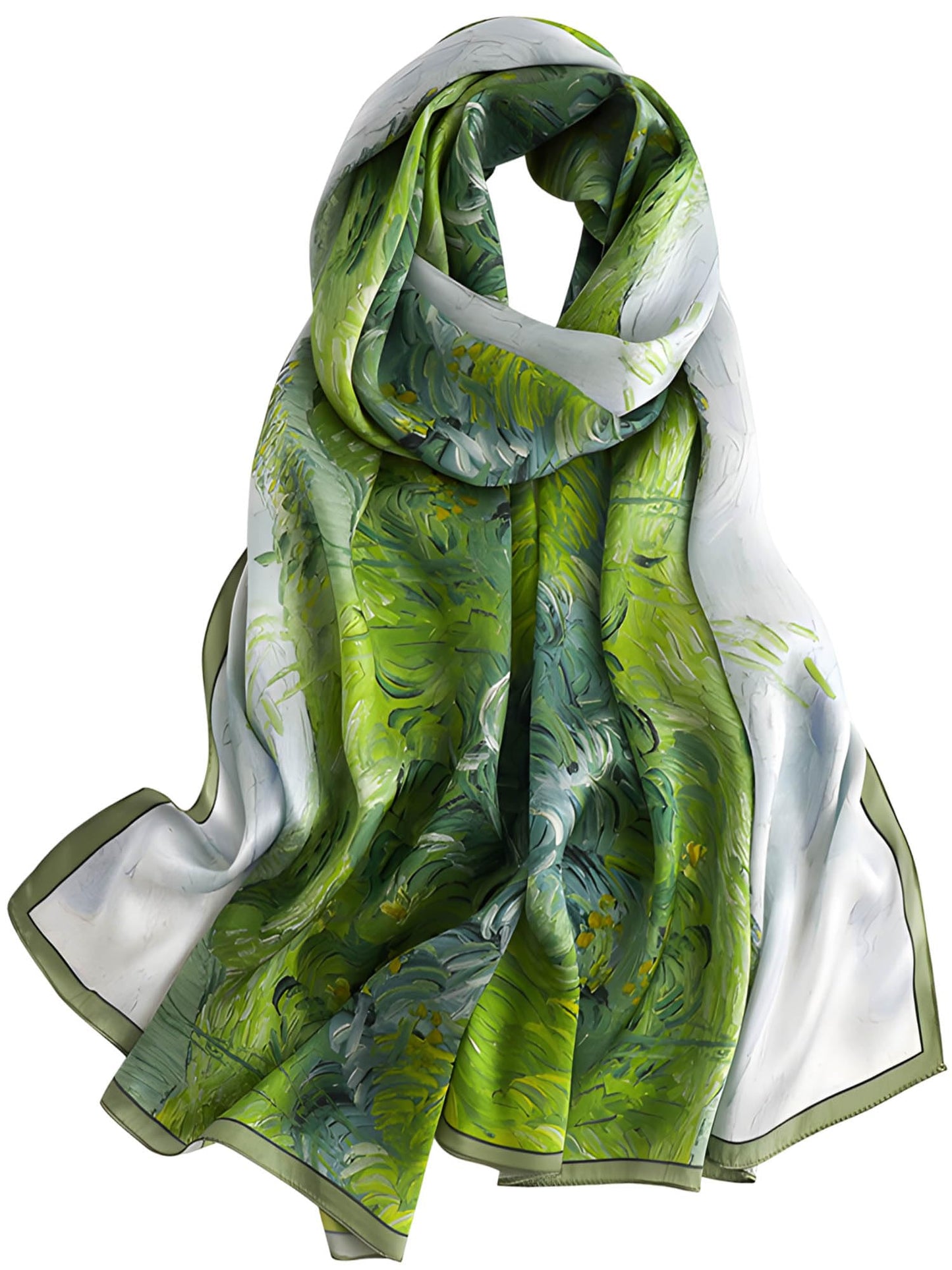Large Shawl Scarf For Women Lightweight Wraps Silky Headscarf Long Sunscreen Scarfs