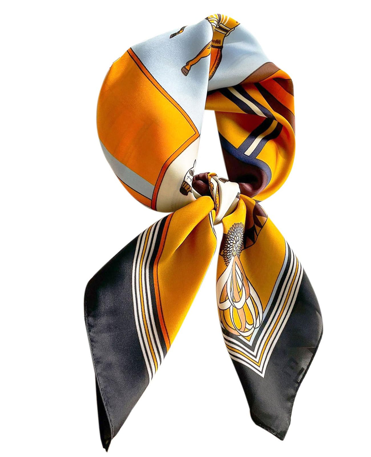 Hioyiwse Satin Bandanas Head Scarf For Women Hair Scarves Accessories Lightweight Fashion Wrap Neck Silk Sleeping Headscarf