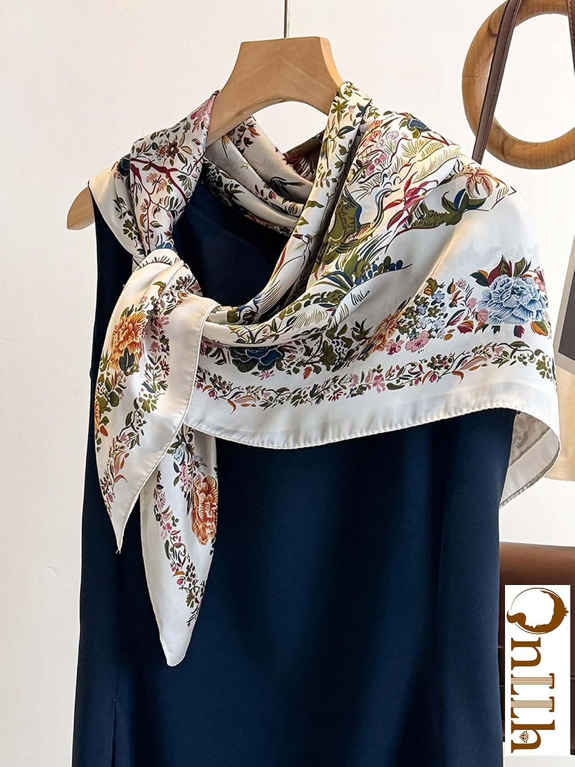 Silky Scarf for Women Lightweight Satin Bandanas Neck Hair Wrap For Sleeping Head Scarves 27.5"