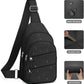 Tuwubi Crossbody Bags for Women, Sling Bag for Men, Small Hiking Backpack Anti Theft Lightweight for Outdoors Travel (M, Black)