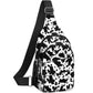 Tuwubi Crossbody Bags for Women, Sling Bag for Men, Small Hiking Backpack Anti Theft Lightweight for Outdoors Travel (M, Black)
