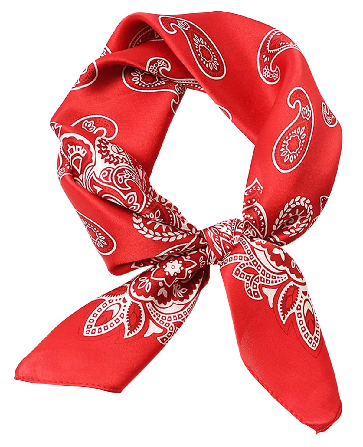 Hioyiwse Satin Bandanas Head Scarf For Women Hair Scarves Accessories Lightweight Fashion Wrap Neck Silk Sleeping Headscarf