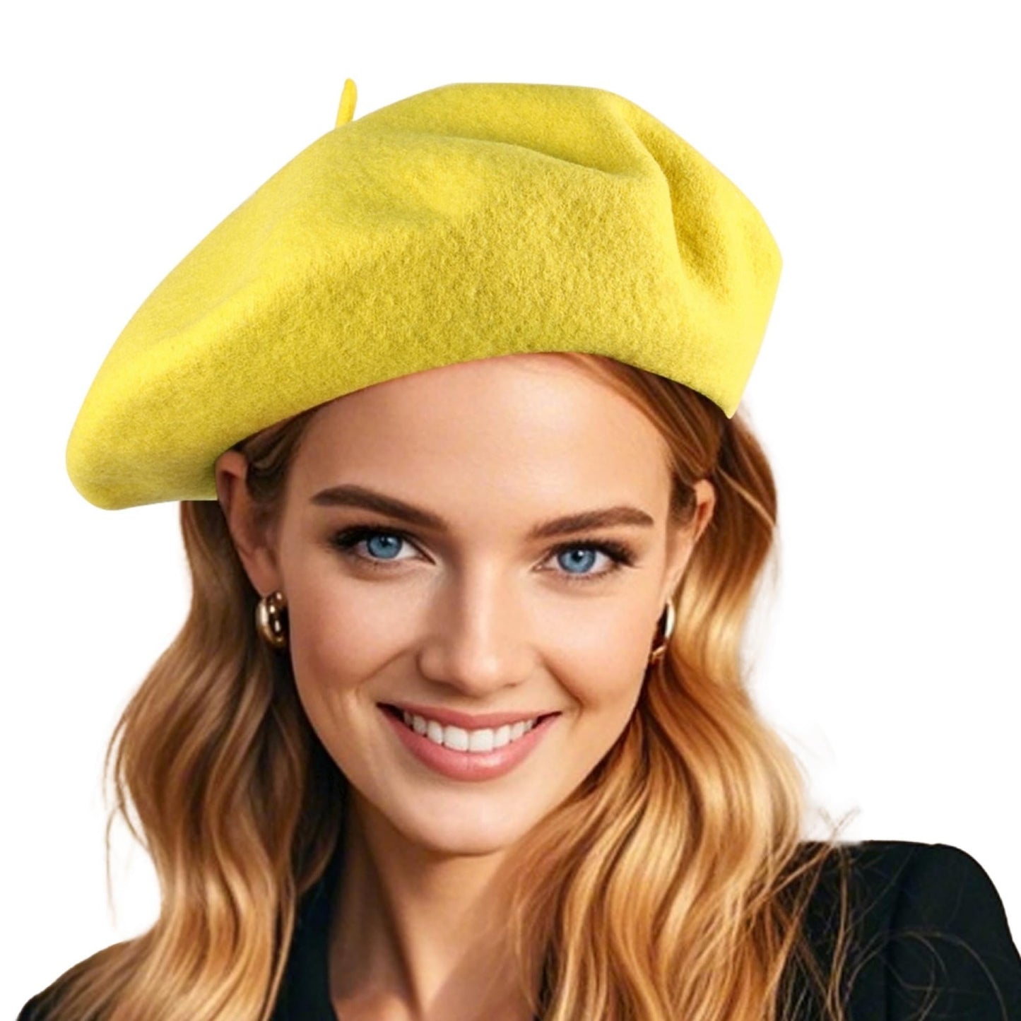 French Wool Beret Hats for Women Man Solid Color Classic Beanie Winter Cap Painter Berets.