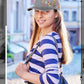 Biggun Trendy Embroidered Baseball Cap for Girls Women Men - Adjustable Soft Breathable Hats for Casual Wear