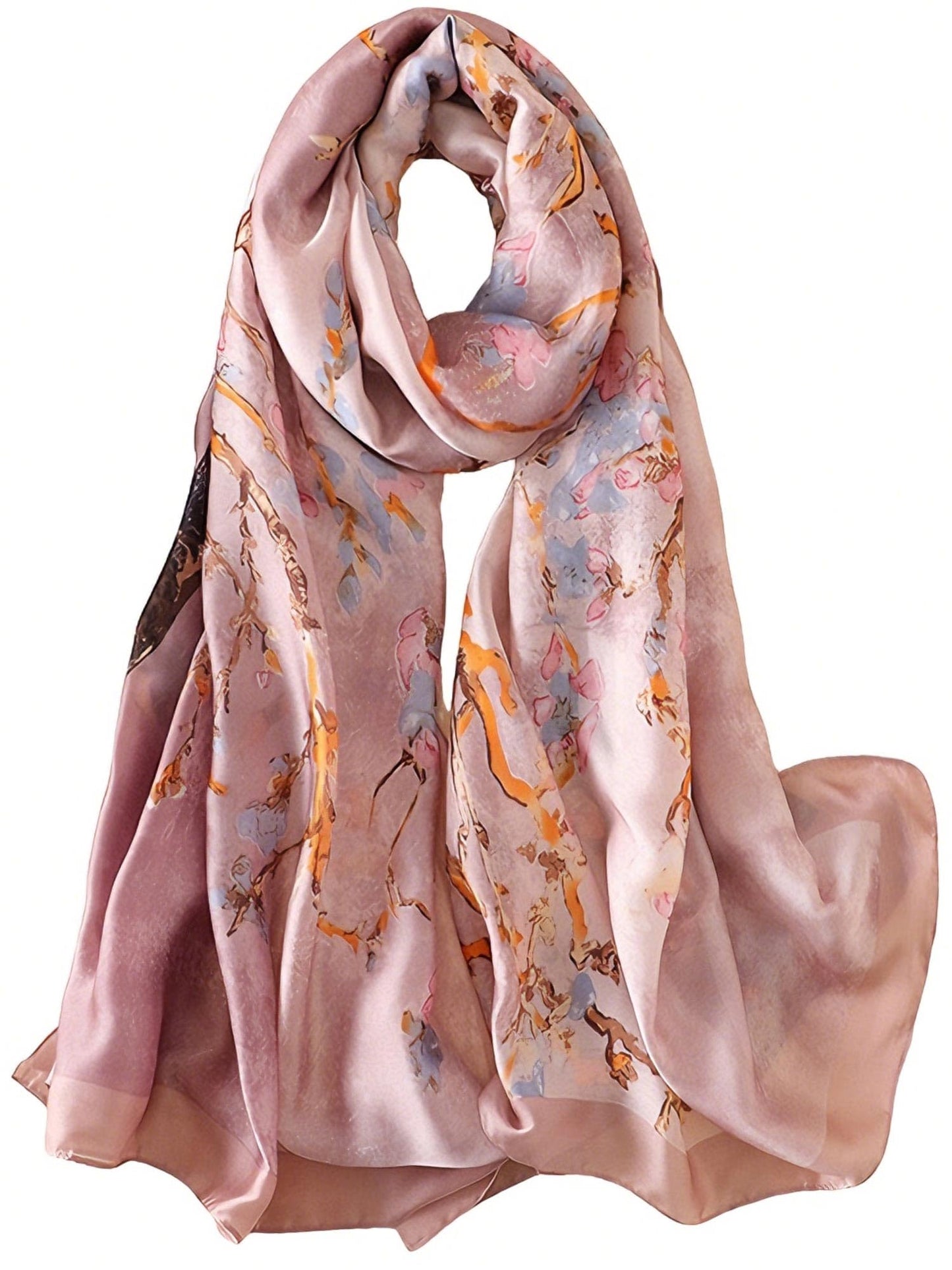 Large Shawl Scarf For Women Lightweight Wraps Silky Headscarf Long Sunscreen Scarfs
