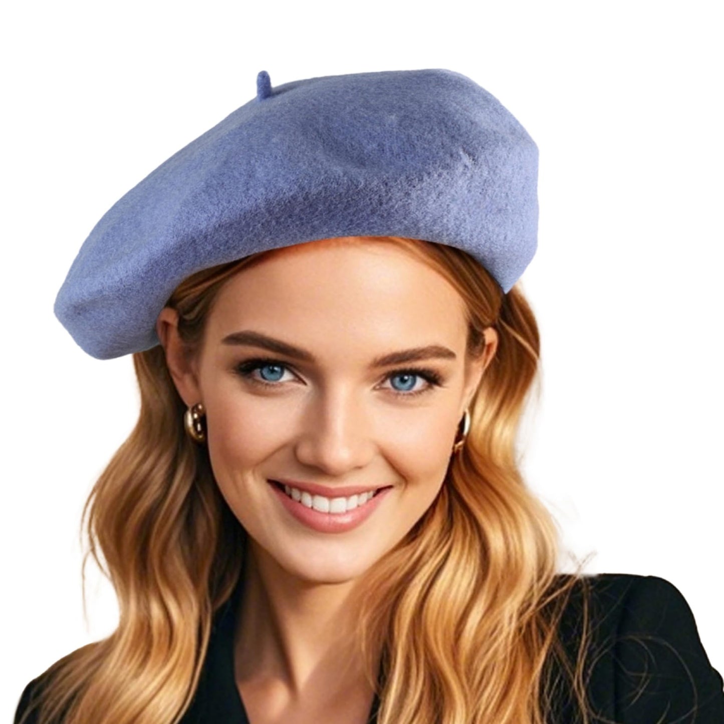 French Wool Beret Hats for Women Man Solid Color Classic Beanie Winter Cap Painter Berets.