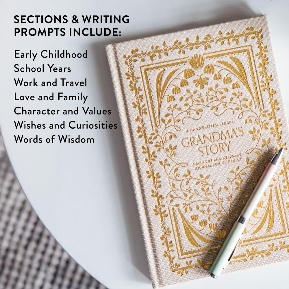 Grandma's Story: A Memory and Keepsake Journal for My Family (Heirloom Story Books and Guided Journals)