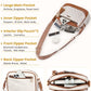 Tenot Quilted Crossbody Bags for Women Travel, Vegan Leather Crossbody Purses for Women Trendy Cross Body Bag