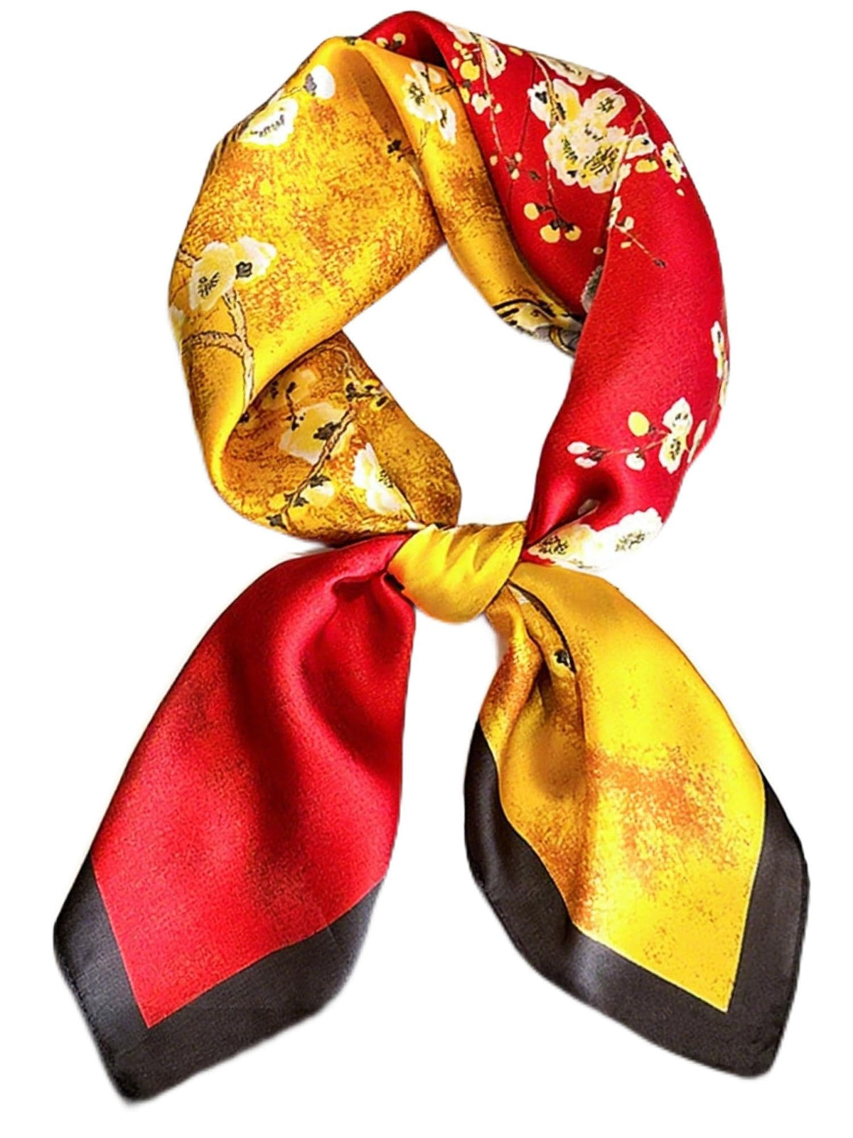 Hioyiwse Satin Bandanas Head Scarf For Women Hair Scarves Accessories Lightweight Fashion Wrap Neck Silk Sleeping Headscarf
