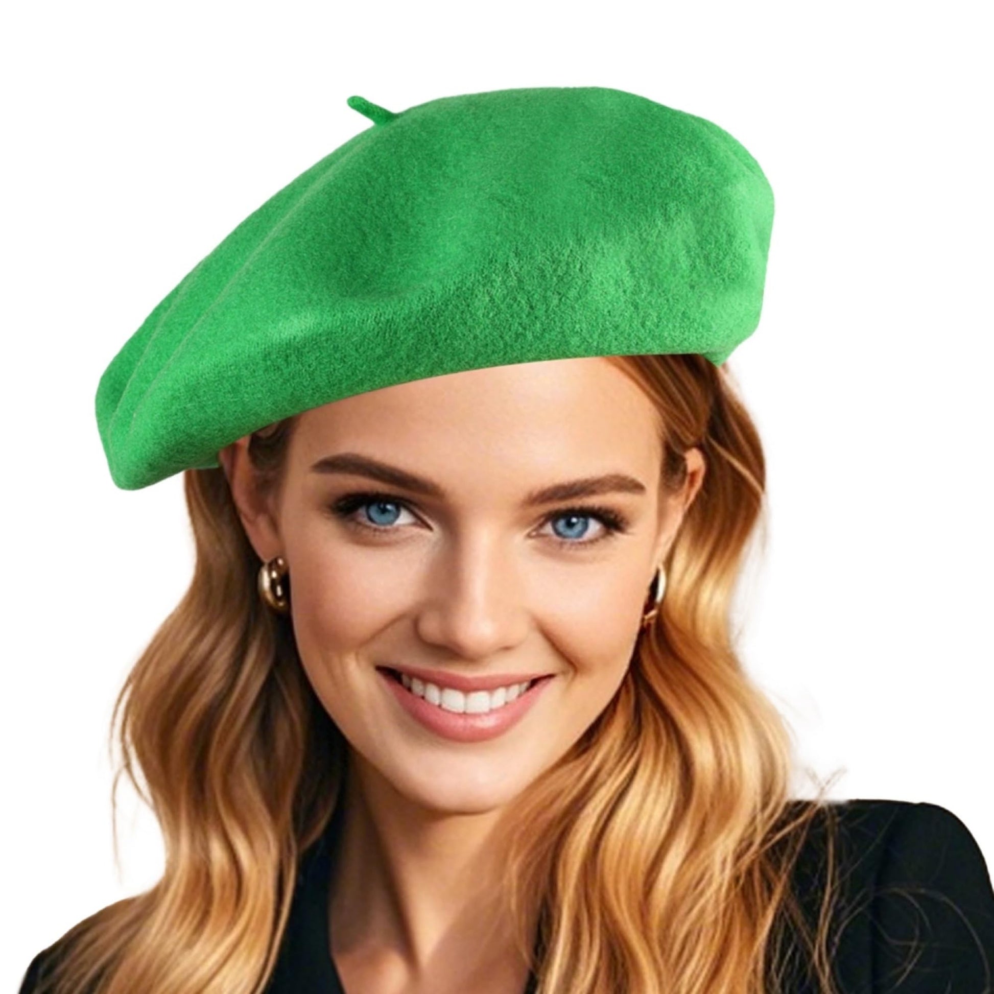 French Wool Beret Hats for Women Man Solid Color Classic Beanie Winter Cap Painter Berets.