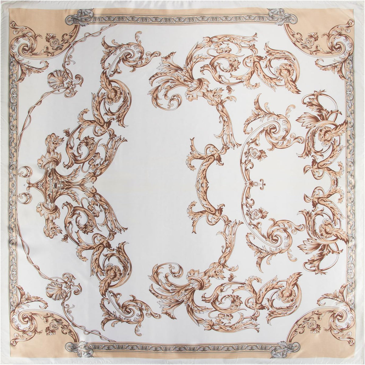 RIIQIICHY Head Scarf for Women Like Silk Scarf Hair Scarf Printed Square Scarf Bandanas for Women 35 Inches