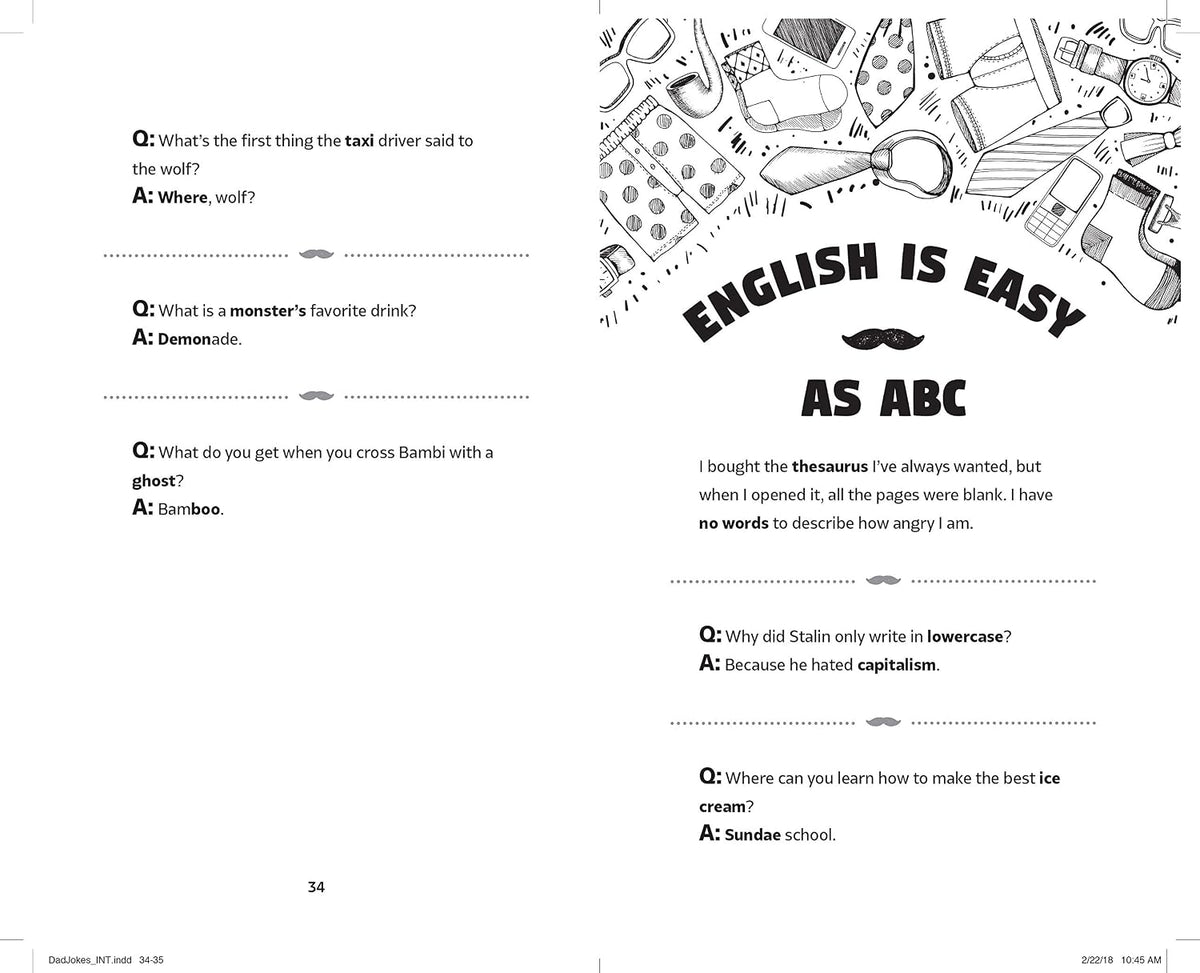 Dad Jokes: Over 600 of the Best (Worst) Jokes Around and Perfect Gift for All Ages!