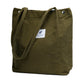 Corduroy Tote Bag Cute Tote Bags for Women Shoulder Bag with Inner Pocket for Work Beach Travel and Shopping Grocery