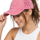 Funky Junque Ponytail Hat for Women - Baseball Cap with Adjustable Fit & High Pony Tail Criss Cross Back for Everyday Wear