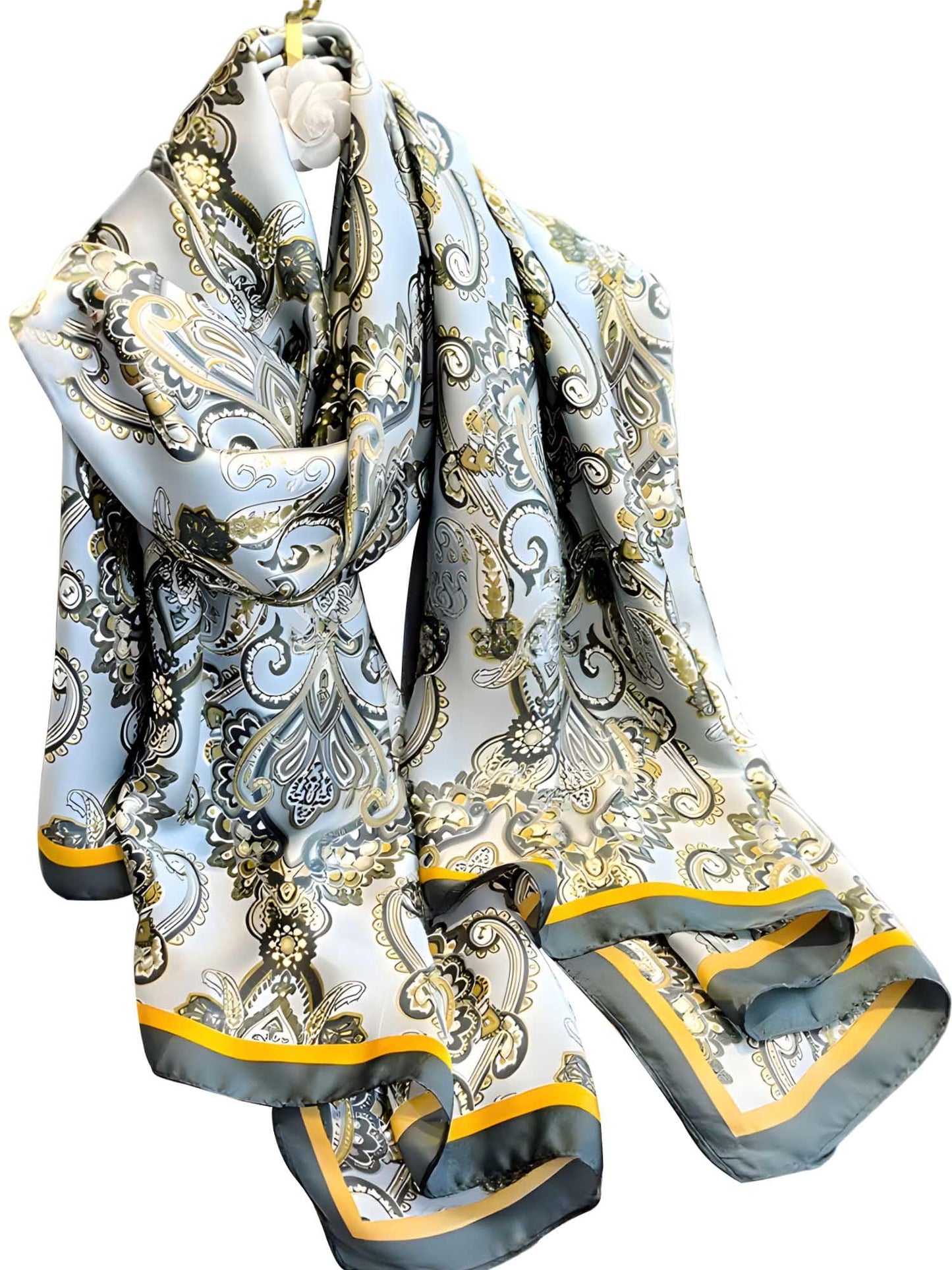 Large Shawl Scarf For Women Lightweight Wraps Silky Headscarf Long Sunscreen Scarfs