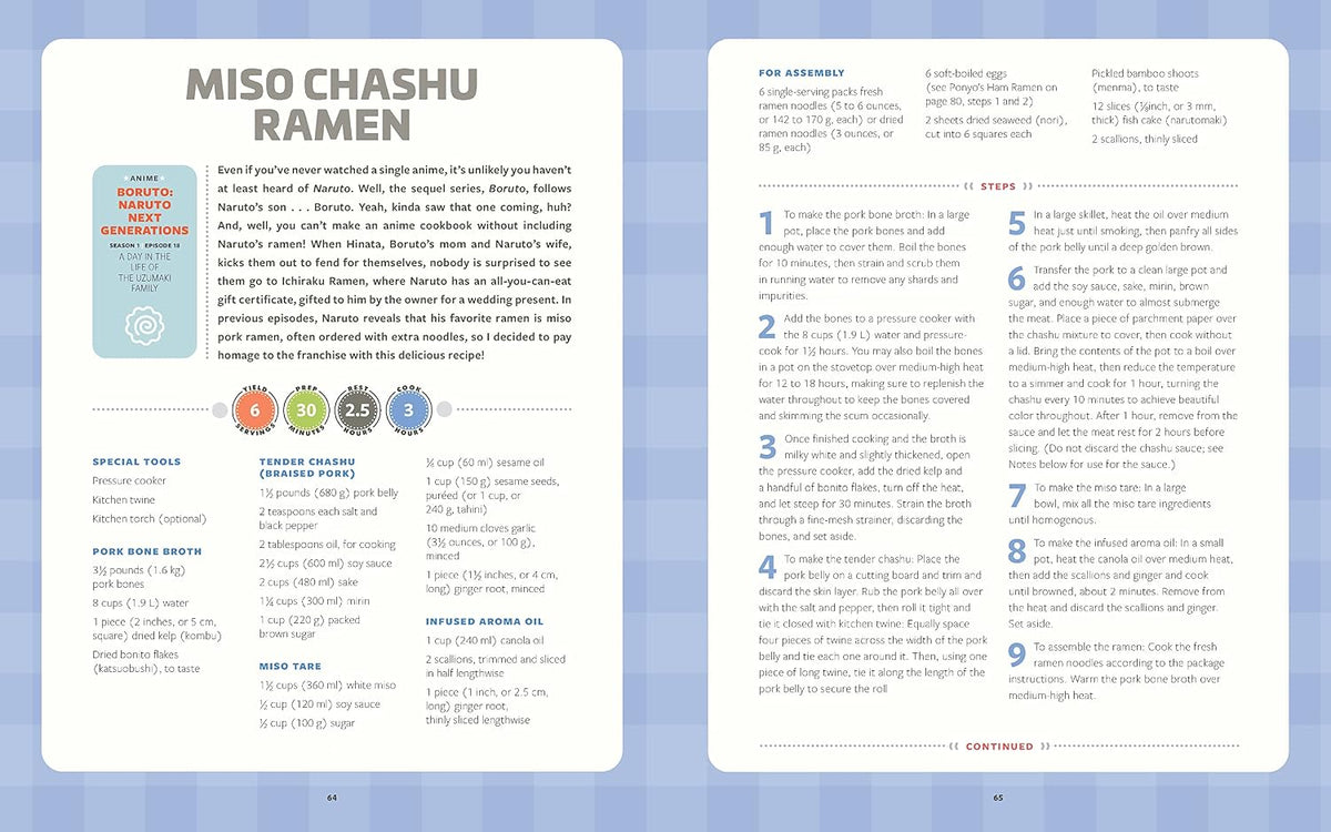 The Anime Chef Cookbook: 75 Iconic Dishes from Your Favorite Anime