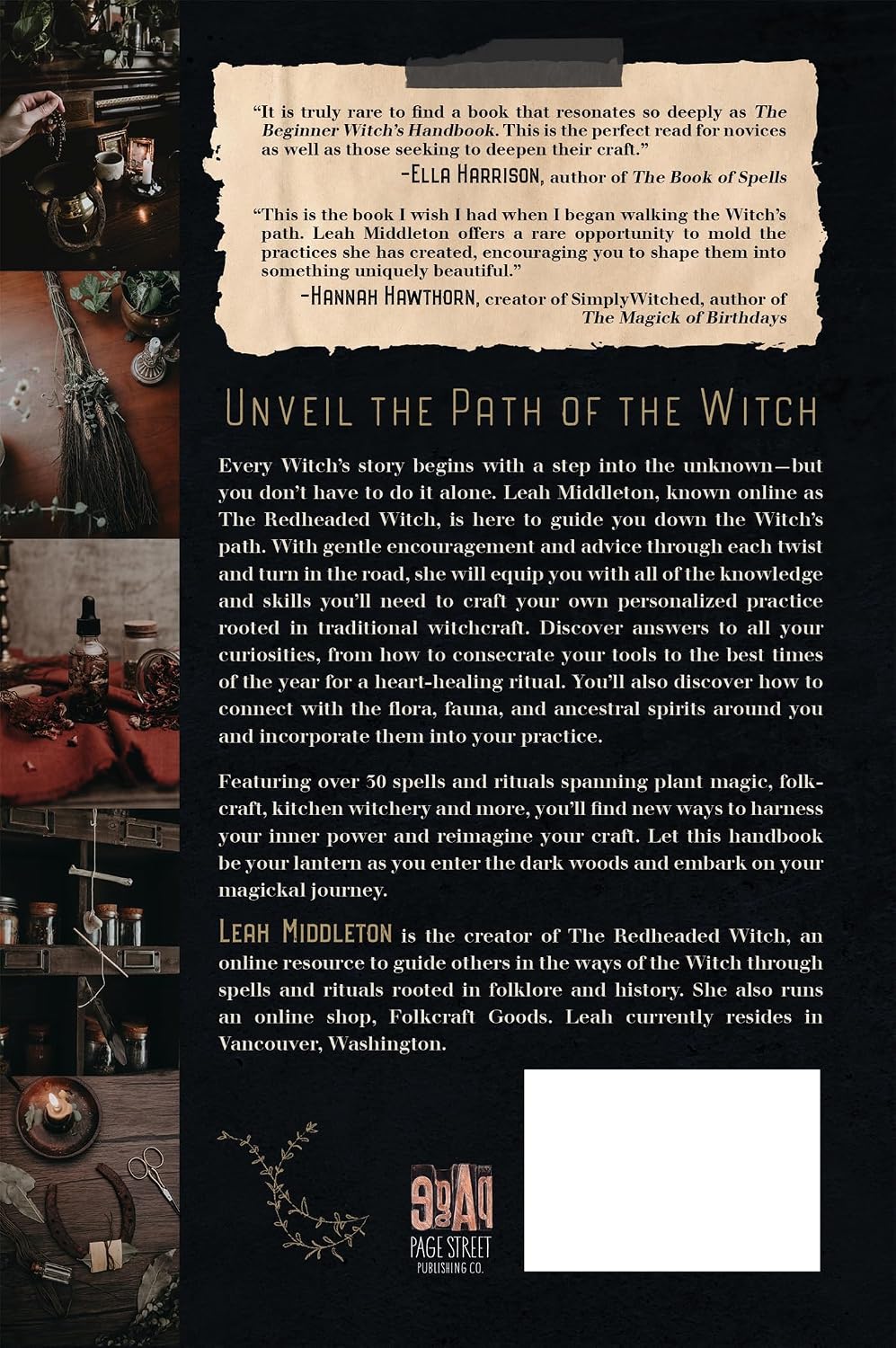 The Beginner Witch's Handbook: Essential Spells, Folk Traditions, and Lore for Crafting Your Magickal Practice