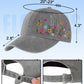 Biggun Trendy Embroidered Baseball Cap for Girls Women Men - Adjustable Soft Breathable Hats for Casual Wear