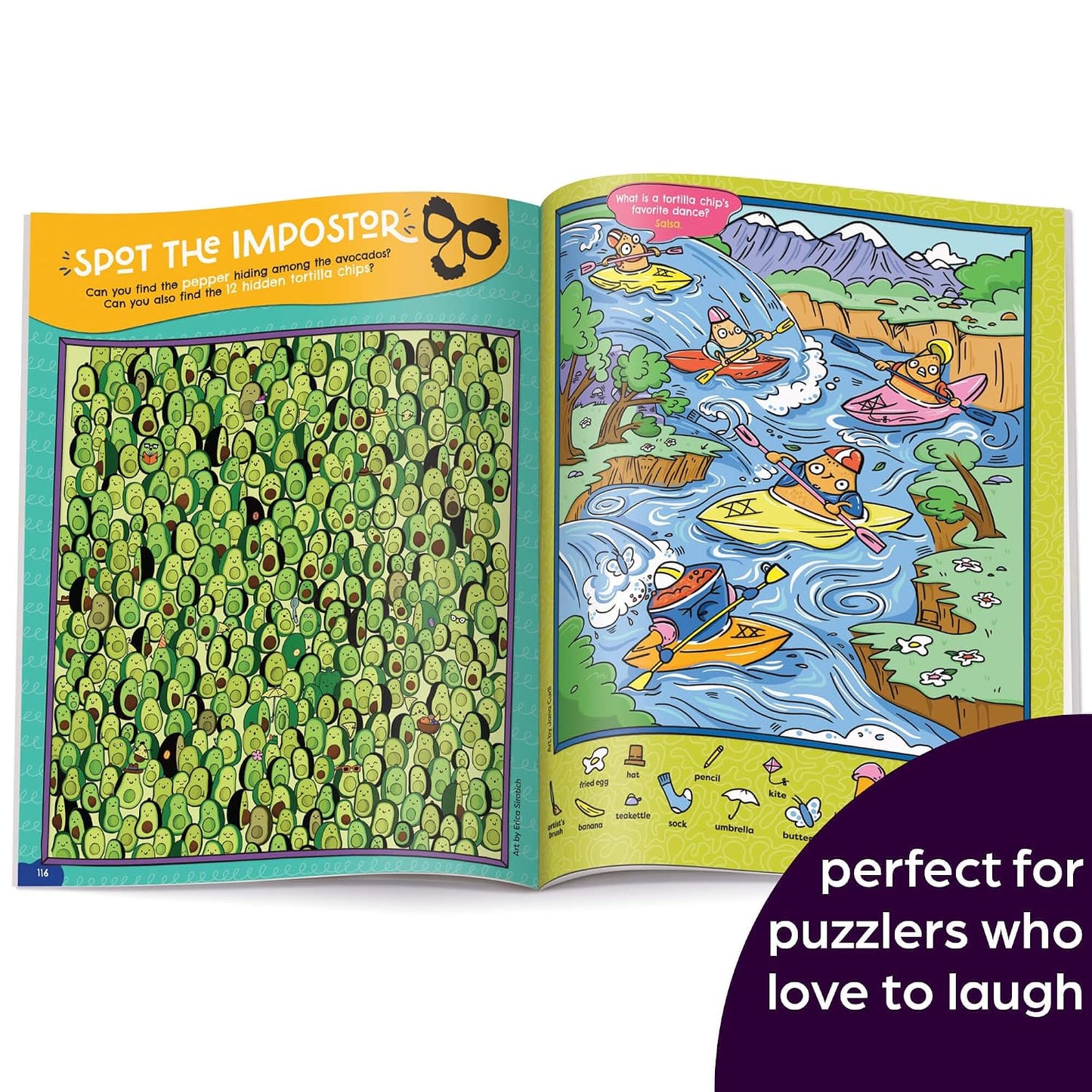 Silliest Hidden Pictures Puzzles Ever: Search-and-Find Book for Kids 6 and Up with Over 1,000 Hidden Objects, Road Trip Games, Silly Jokes and Riddles for Hours of Fun (Highlights Hidden Pictures)
