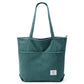 KALIDI Women Corduroy Tote Bag Zipper Casual Tote's Handbag Big Capacity Shoulder Bag with Pockets