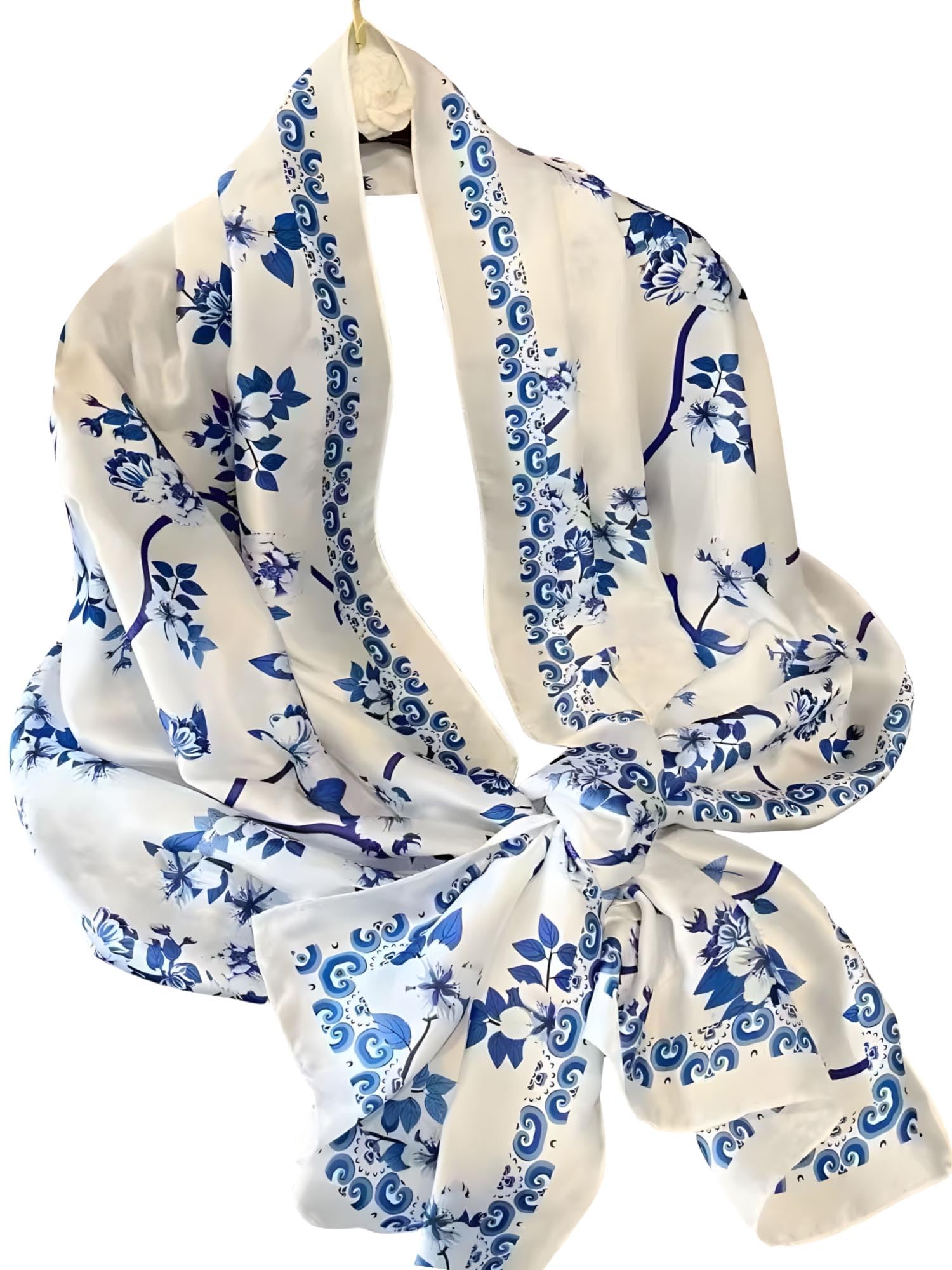 Large Shawl Scarf For Women Lightweight Wraps Silky Headscarf Long Sunscreen Scarfs