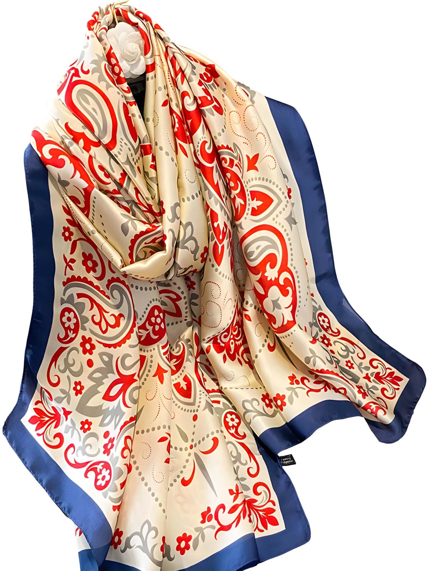 Large Shawl Scarf For Women Lightweight Wraps Silky Headscarf Long Sunscreen Scarfs