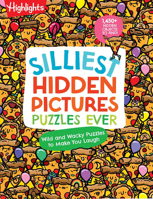Silliest Hidden Pictures Puzzles Ever: Search-and-Find Book for Kids 6 and Up with Over 1,000 Hidden Objects, Road Trip Games, Silly Jokes and Riddles for Hours of Fun (Highlights Hidden Pictures)