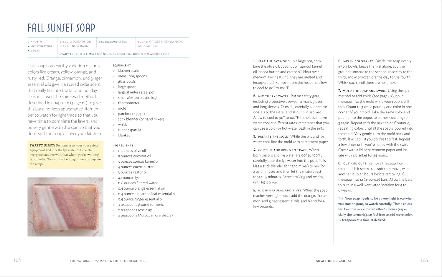 The Natural Soap Making Book for Beginners: Do-It-Yourself Soaps Using All-Natural Herbs, Spices, and Essential Oils