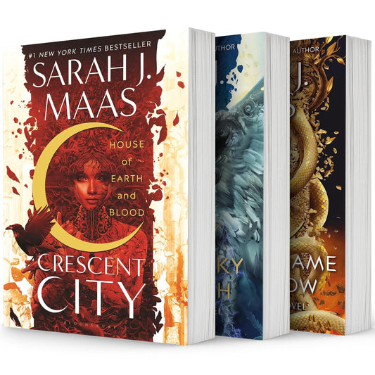 Crescent City Series Set of 3 Books. House of Earth and Blood, House of Sky and Breath and House of Flame and Shadow
