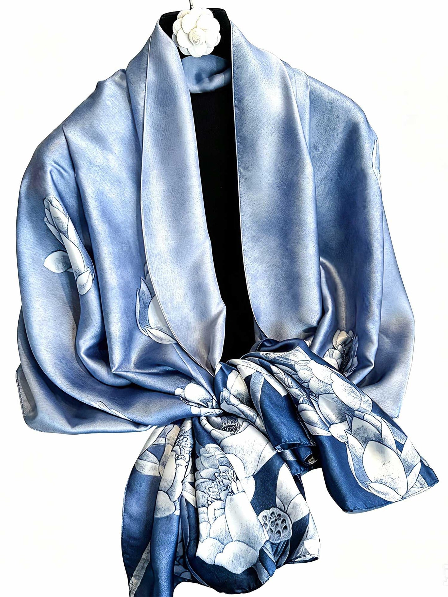 Large Shawl Scarf For Women Lightweight Wraps Silky Headscarf Long Sunscreen Scarfs
